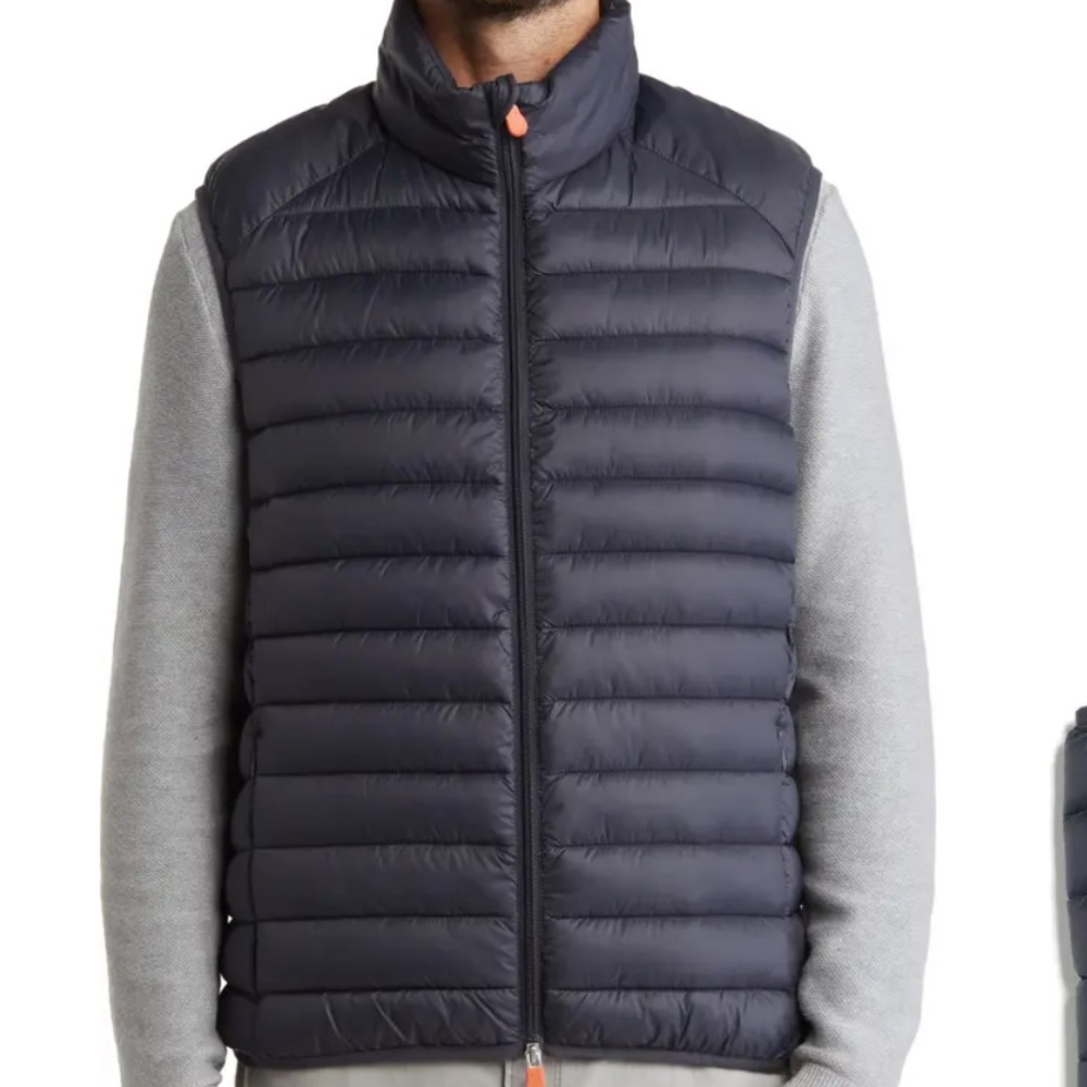 Save the duck vest blue